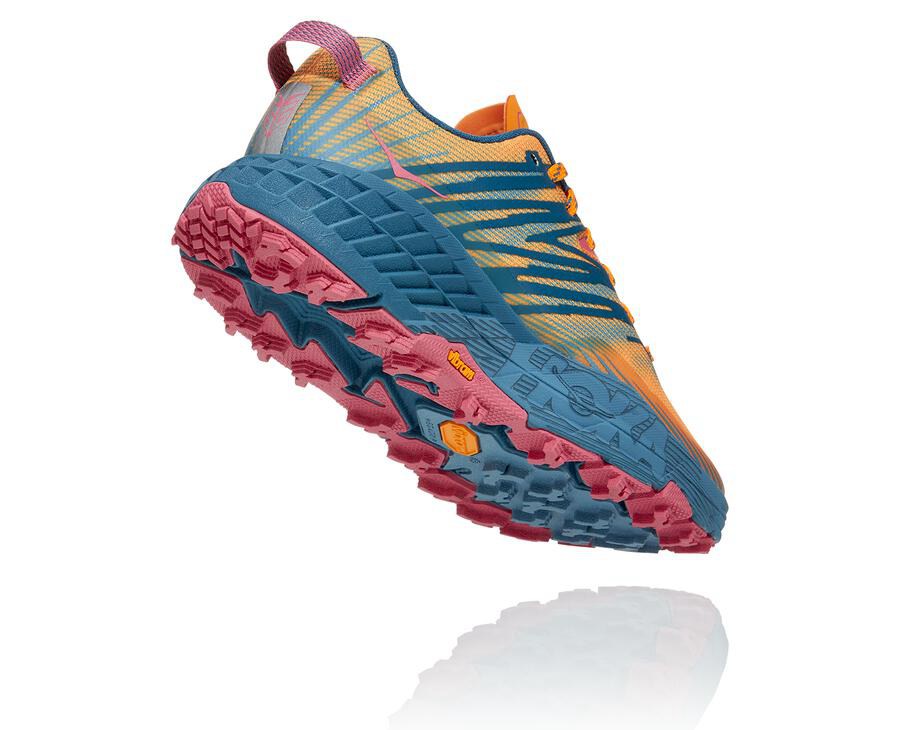 Hoka One One Spor Ayakkabı Kadın Mavi - Speedgoat 4 - GN2863150